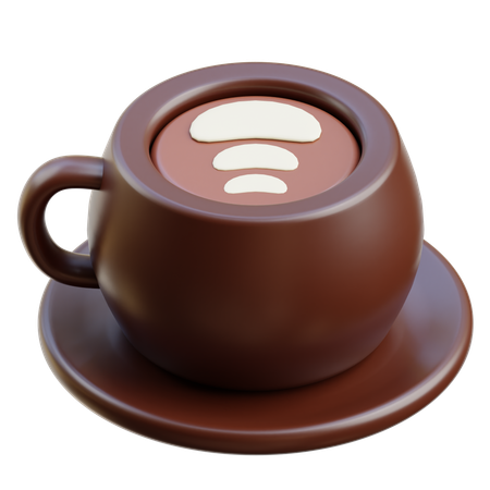 Latté  3D Icon