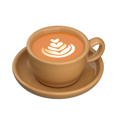 Latté  3D Icon