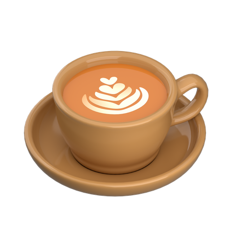 Latte  3D Icon