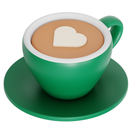 Latte  3D Icon