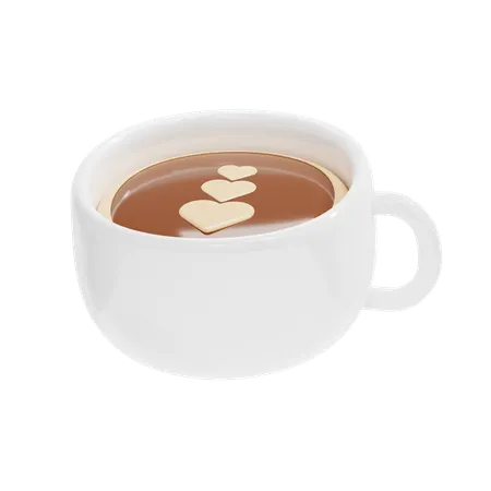 Latte art 2  3D Icon