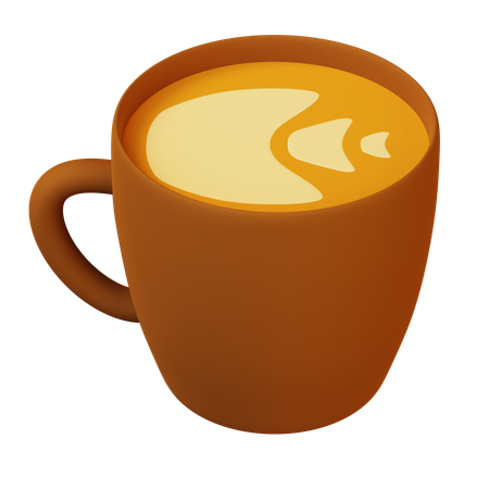 Latte Art  3D Icon