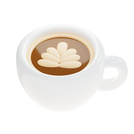 Art du latté  3D Icon