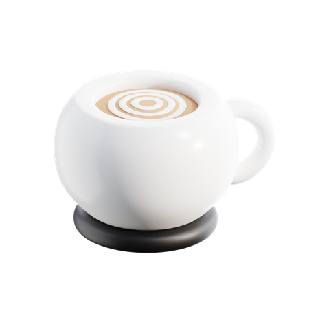 Latte coffee  3D Icon