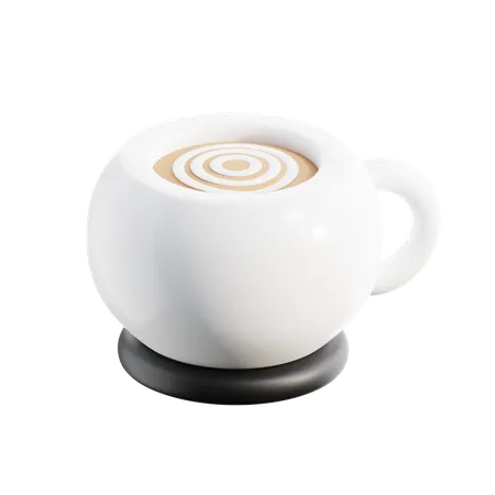 Latte coffee  3D Icon