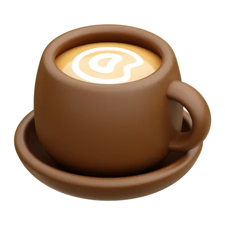 Coffee Cup 3 D Render Illustration Icon 3D Icon