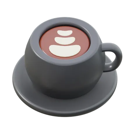 Latte-Tasse  3D Icon
