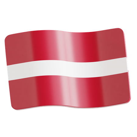 Latvia  3D Icon