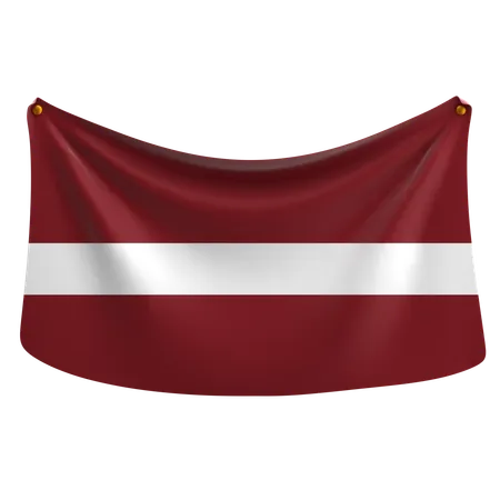 Latvia  3D Icon