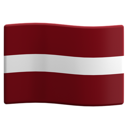 Latvia  3D Icon