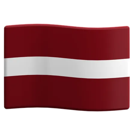 Latvia  3D Icon