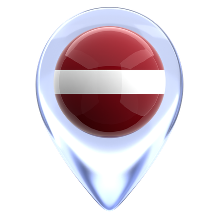 Latvia  3D Icon