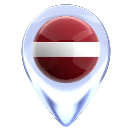 Latvia  3D Icon