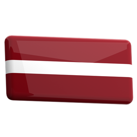 Latvia  3D Icon