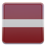 latvia flag 3d logo