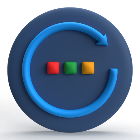 Laufend  3D Icon