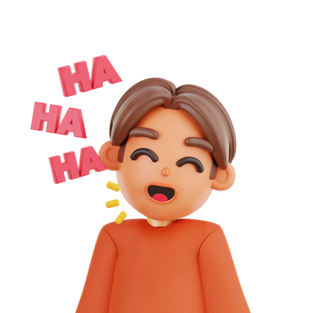 Laugh  3D Icon