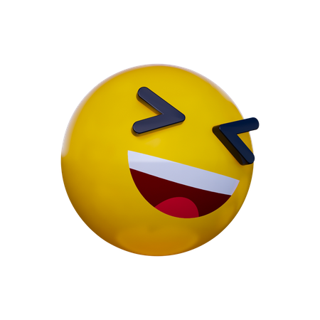 Laugh  3D Emoji