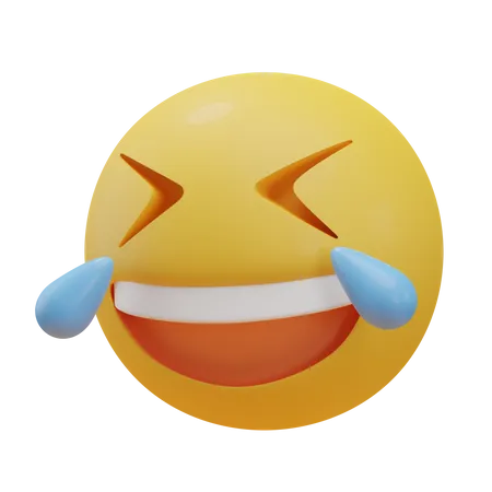 Laugh  3D Emoji