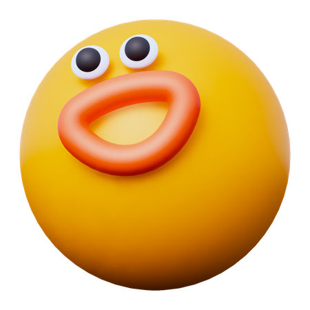 웃는 이모티콘  3D Icon