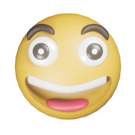 웃는 이모티콘  3D Icon