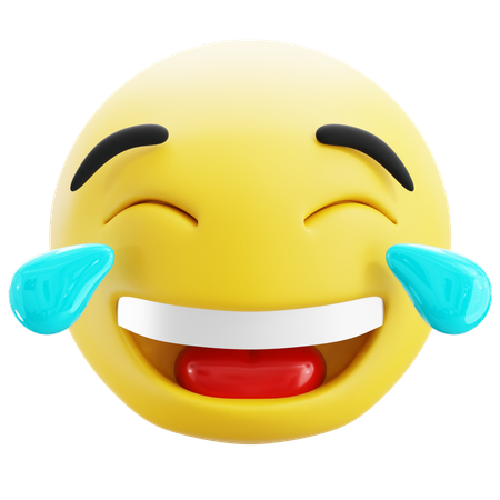 Laugh Emoji  3D Icon