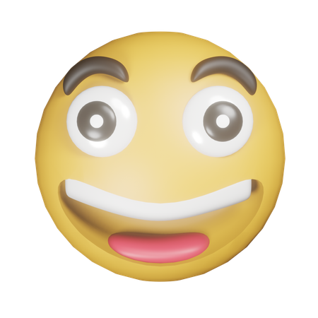 Laugh Emoji  3D Icon