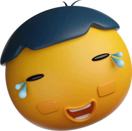 Laugh Emoji  3D Icon