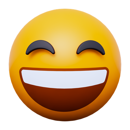 Laugh Emoji  3D Icon