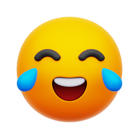 Laugh Emoji  3D Icon