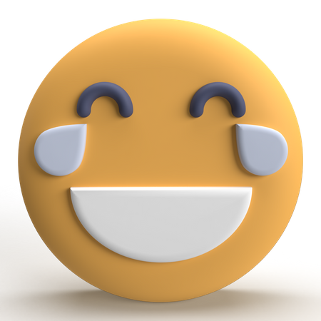 Laugh Emoji  3D Icon