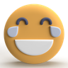 graphics of laugh emoticon