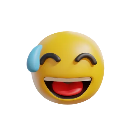 Laugh Face  3D Icon