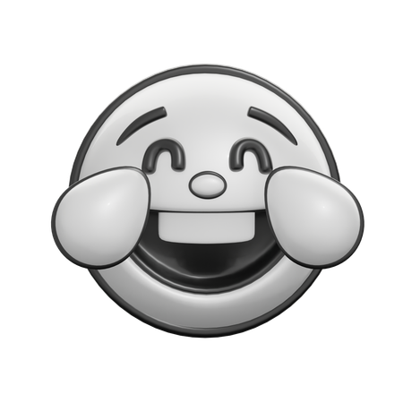 Laugh Face With Tears Of Joy  3D Icon