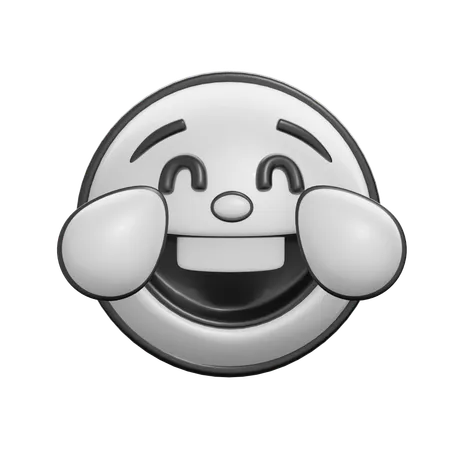 Laugh Face With Tears Of Joy  3D Icon