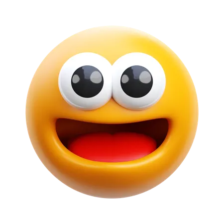 Laughing Emoji 3 D Render Icon Illustration 3D Icon
