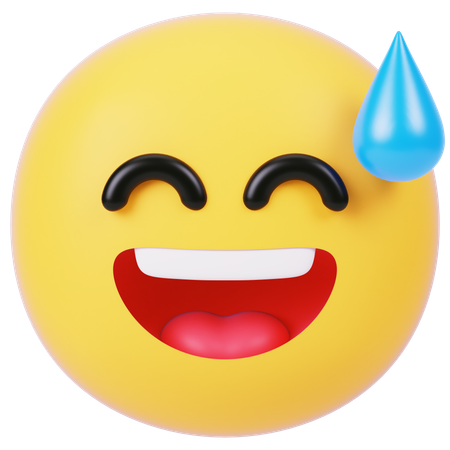 웃음  3D Icon