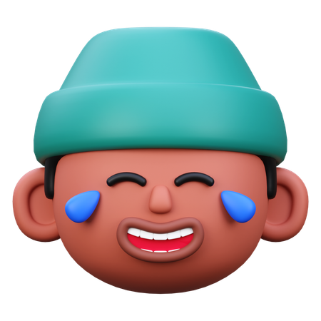 웃음  3D Icon