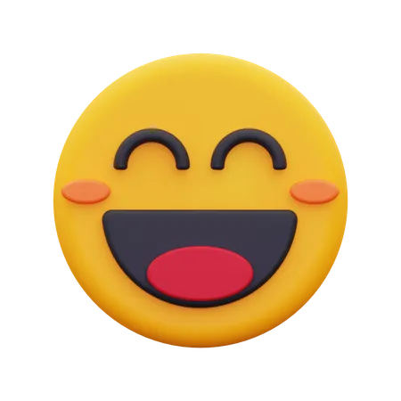 Laughing  3D Icon