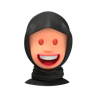 emirati women emoji 3d