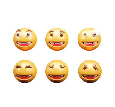 Laughing emoji  3D Icon