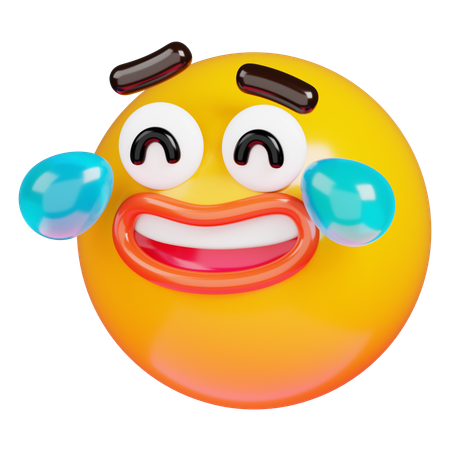 Laughing Emoji  3D Icon