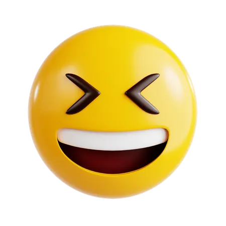 Laughing Emoji  3D Icon