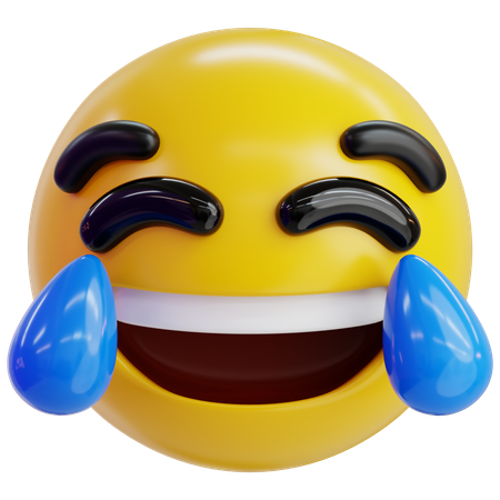 Laughing Emoji  3D Icon