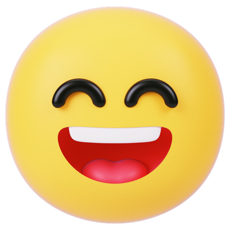 Laughing Emoji  3D Icon