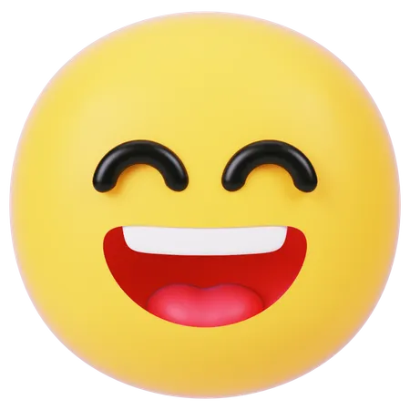 Laughing Emoji  3D Icon