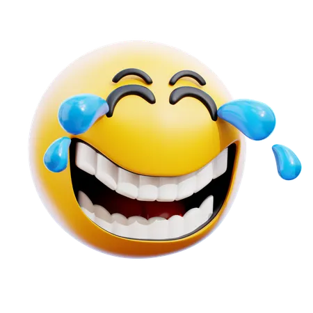 Laughing Emoji  3D Icon