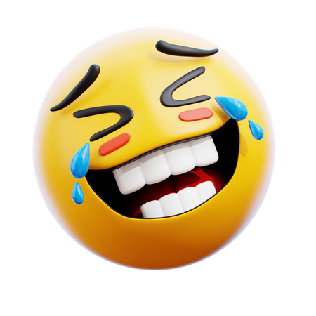 Laughing Emoji  3D Icon