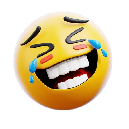 Laughing Emoji  3D Icon