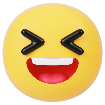 Laughing Emoji  3D Icon
